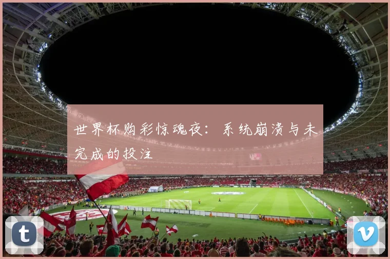 世界杯购彩惊魂夜：系统崩溃与未完成的投注